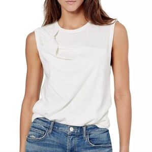 JOIE Hillhurst sleeveless top in porcelain Sz Large
